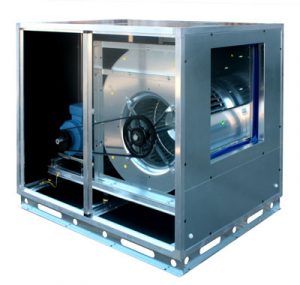 Ventilatori cassonati centrifughi a doppia aspirazione a trasmissione